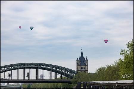 Hot Air over Bridge